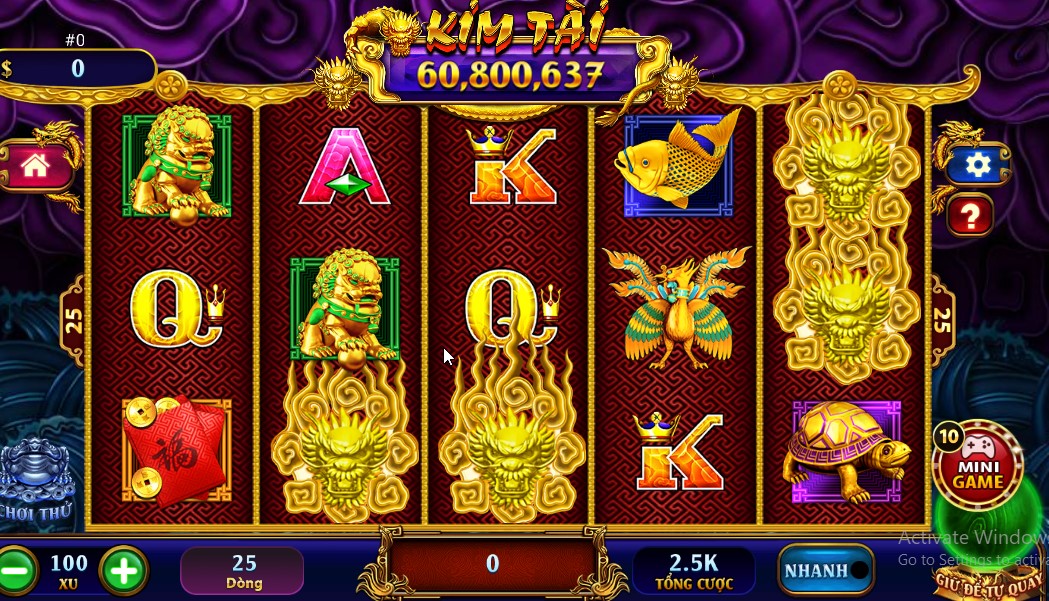 Bảng tỷ lệ trả thưởng cực kỳ cao và hấp dẫn